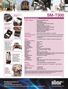 FICHA TECNICA Impresora Tickera Móviles MOBILE PRINTER SM-T300-DW50 (2)