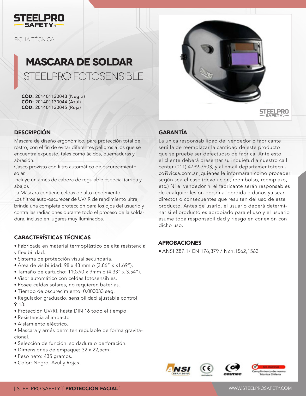 Mascara De Soldar Optech Adaptable Al Casco