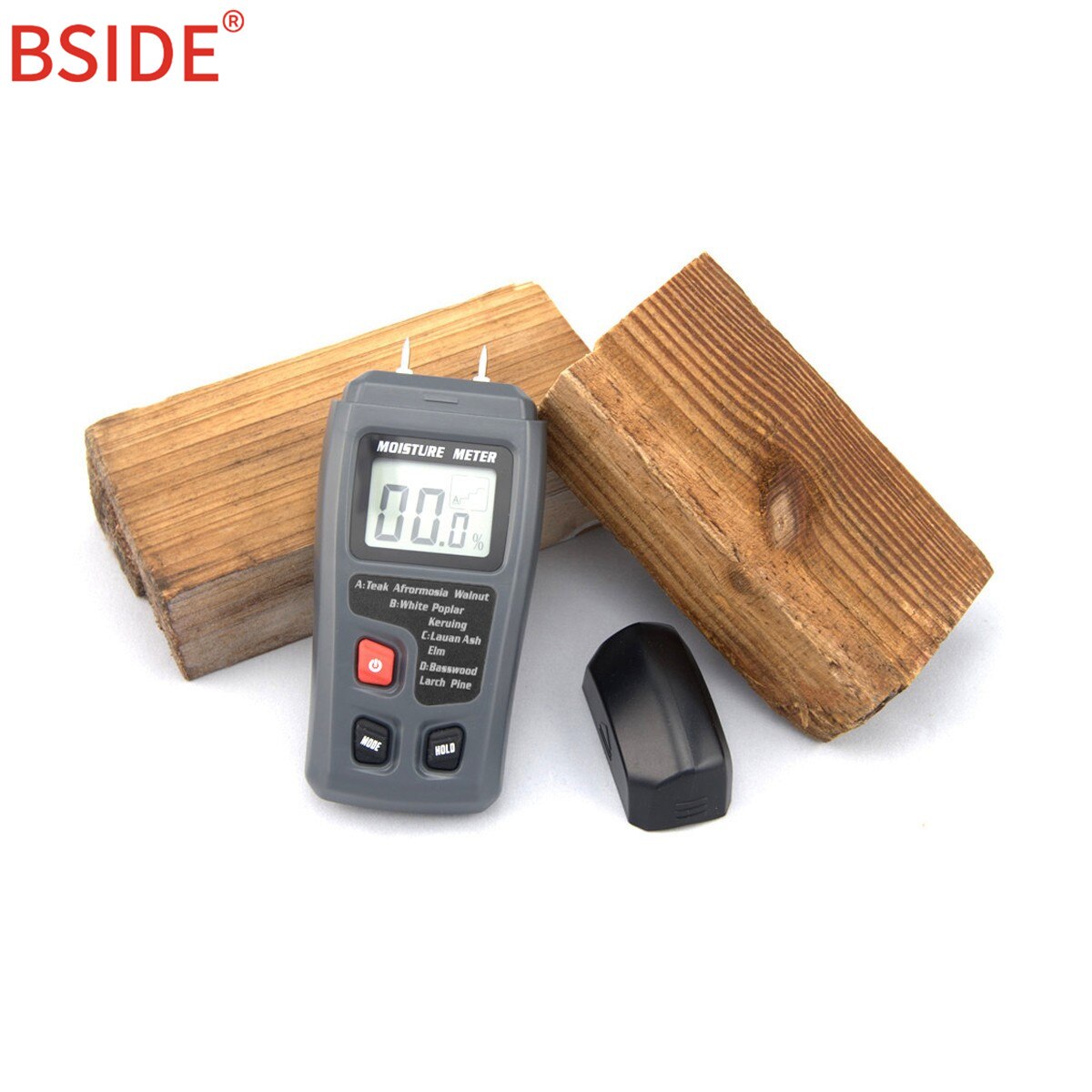  Taccometer Medidor de humedad de madera, detector de fugas de  agua digital, mide la humedad de la madera, material de construcción,  temperatura ambiental, 3 indicadores de colores, pantalla LCD digital 