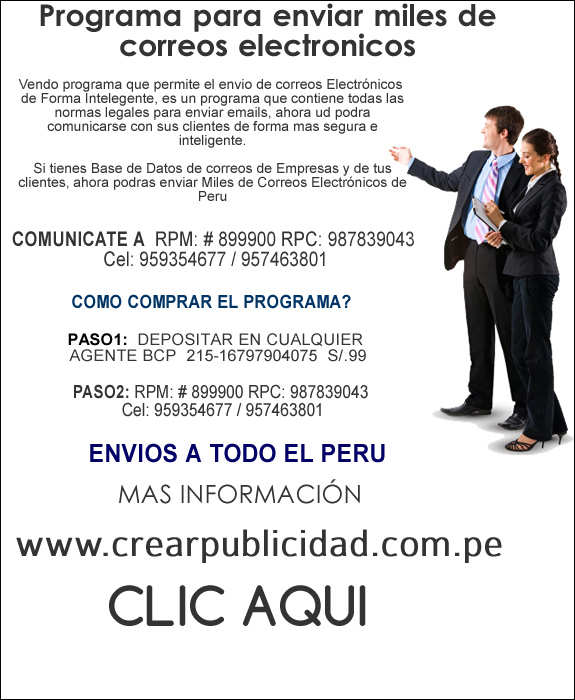 correos electronicos, email, programa de correos, programa para email, software de correos, software de email
